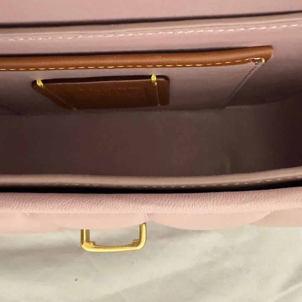 Coach Quilted Studio 19 Bag in Ice Purple - Picture 5 of 7